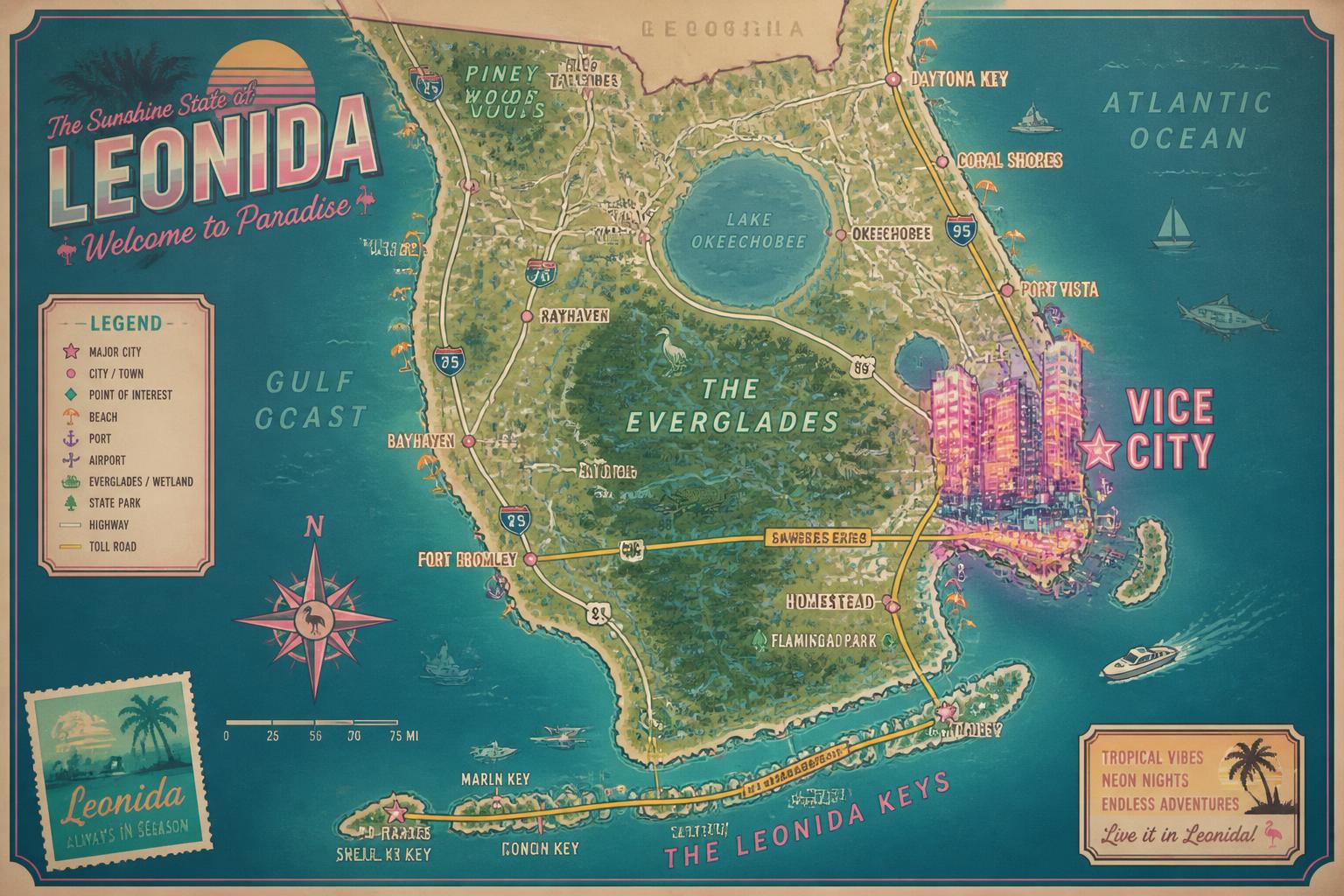 GTA 6 Map & Locations section artwork